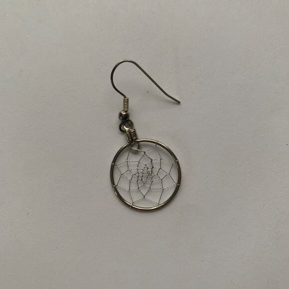 Lightweight Silver Wire Earrings - Picture 6 of 7